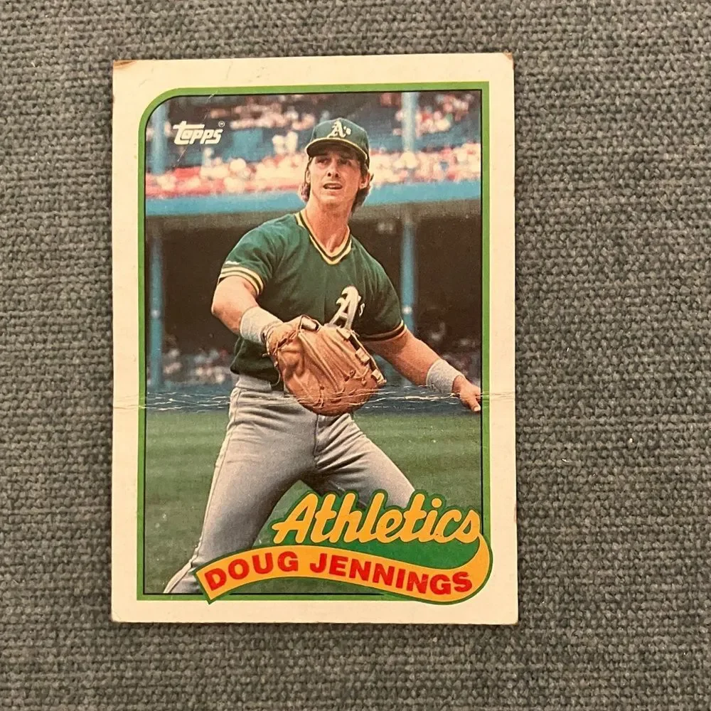 1989 Topps Oakland A's Baseball Card Trading Card